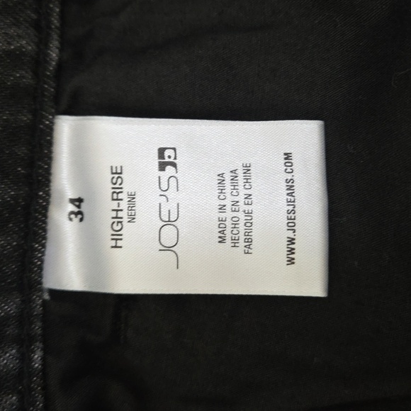 NWT Joe's Jeans | High Rise Nerine Black Wash Denim Skirt Size 34 - Picture 5 of 7